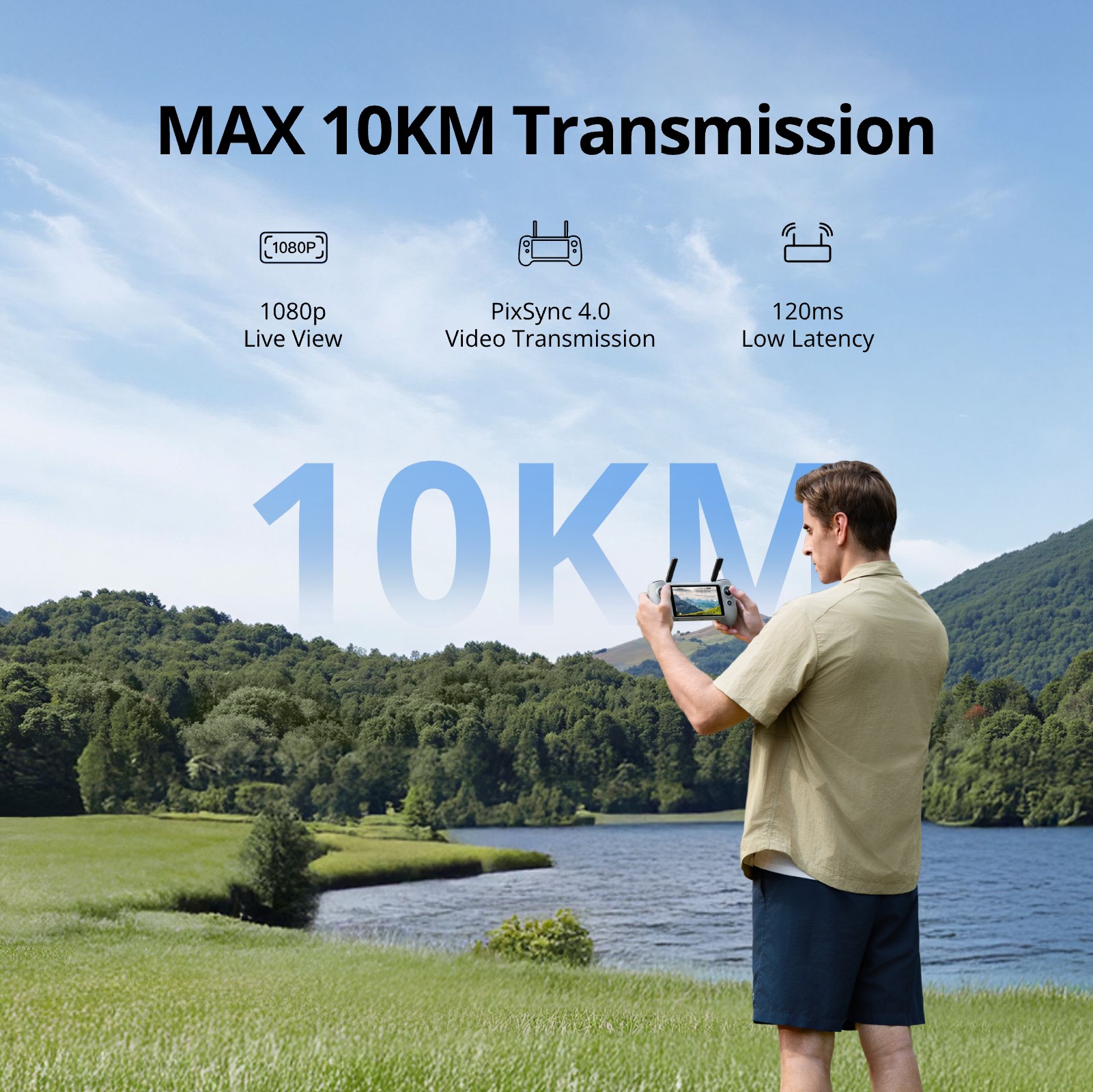 Dron Potensic C0 ATOM 2 z pilo – Drone Gimbal 3 Axis recenzja i cena